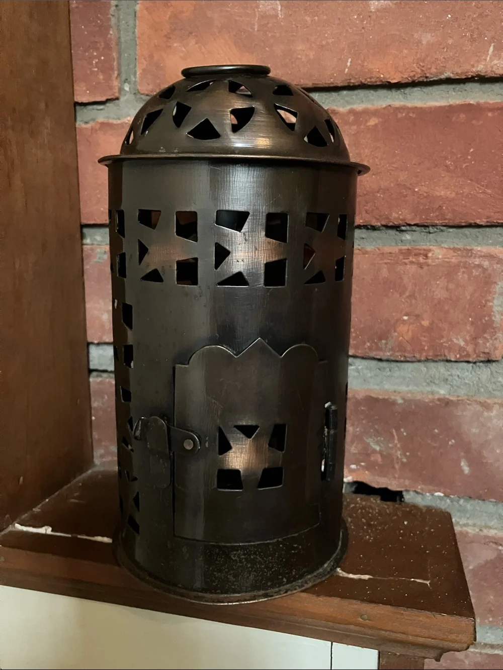 Tea Light Votive Star Design Metal Lantern